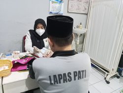 Cegah Penyakit, Lapas Kelas IIB Pati Gelar Penyuluhan dan Pemeriksaan Kesehatan