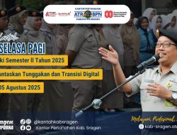 Apel Pagi BPN Sragen: Fokus Tuntaskan Tunggakan dan Transisi Digital Semester II