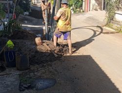 Pembangunan Infrastruktur Air Minum Perkotaan Desa Senduro Dikerjakan CV. LJ Diduga Langgar K3