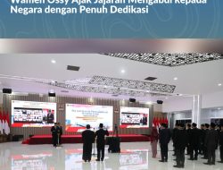 Lantik Pejabat Struktural, Wamen Ossy Ajak Jajaran Mengabdi kepada Negara dengan Penuh Dedikasi