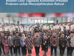 Jelang HUT ke-80 RI, Wamen Ossy Tegaskan Komitmen Presiden Prabowo untuk Menyejahterakan Rakyat