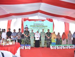 Wujudkan Swasembada Pangan, Danrem 072/Pamungkas Dampingi Pangdam IV/Diponegoro Panen Raya Padi di Kebumen