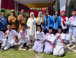 Upacara Peringatan HUT RI Ke-80 Berlangsung Sukses, Kades Puo Raya : Terimakasih Panitia dan Mahasiswa KKN UIN Suska Riau