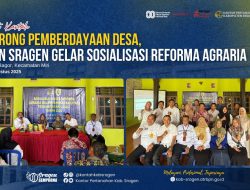 Dorong Pemberdayaan Desa, Kantor Pertanahan Sragen Gelar Sosialisasi Reforma Agraria di Bagor