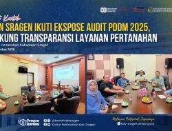 Ikuti Ekspose Audit PDDM 2025, BPN Sragen Dukung Transparansi Layanan Pertanahan