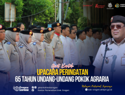 Upacara Peringatan 65 Tahun Undang-Undang Pokok Agraria 24 September 2025