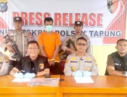 “Polsek Tapung Sikat Habis Spesialis Curanmor! Beraksi di 9 TKP, Hasil Curian untuk Foya-Foya dan Judi Online!”