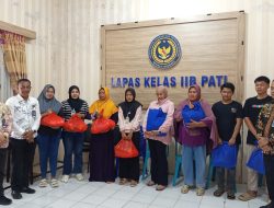 Peduli Keluarga WBP, Lapas Pati Laksanakan Bakti Sosial