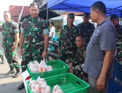 Kodim 0718/Pati Gelar Pengobatan Gratis dan Bazar, Masyarakat Sambut Antusias