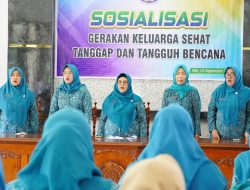Ketua TP PKK Kabupaten Pati Hadiri Sosialisasi Gagah Bencana