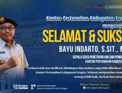 Selamat Sukses atas Dilantiknya Bayu Indarto, S.SiT., M.H. sebagai Kepala Seksi Penetapan Hak dan Pendaftaran Kantor Pertanahan Kabupaten Pati