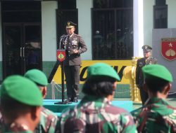 Dandim 0718/Pati Pimpin Upacara Kenaikan Pangkat Prajurit, Tekankan Tanggung Jawab dan Profesionalisme