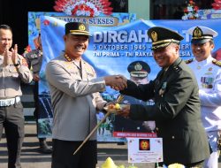Dirgahayu TNI Ke – 80, Kodim 0718 Pati Dapat Kejutan dari Kapolresta Pati