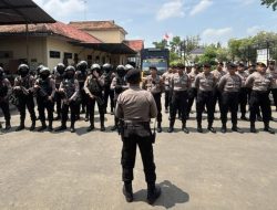 Polresta Pati Siagakan Ratusan Personel Amankan Aksi Unjuk Rasa di Alun-Alun Tayu