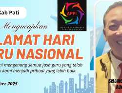 HGN 2025, Om Bob APPI Pati: Tidak Ada Satupun Manusia Dapat Berhasil Tanpa Adanya Guru