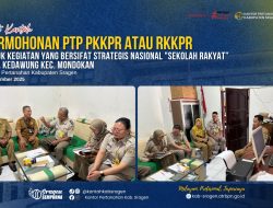 Kantor Pertanahan Kabupaten Sragen Laksanakan Permohonan PTP PKKPR untuk Kegiatan Strategis Nasional “Sekolah Rakyat” di Kecamatan Mondokan | 4 Novemmber 2025
