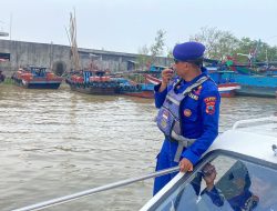 Satpolairud Polresta Pati Gencarkan Patroli Cegah Kebakaran Kapal, Prosedur Keselamatan Kapal Disisir Ketat di Sungai Silugonggo