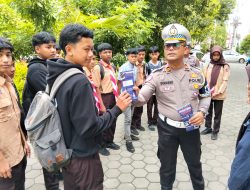 POLRESTA PATI SOSIALISASI LARANGAN BALAP LIAR KE SEKOLAH DAN DINAS PENDIDIKAN