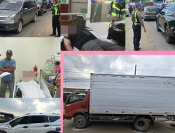 Satlantas Polresta Pati Tangani Laka Lantas Empat Kendaraan di Jalan Pati–Tayu