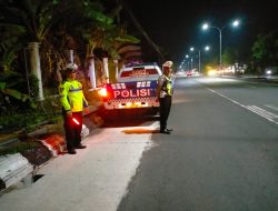 Satlantas Polresta Pati Intensifkan Patroli Cegah Kecelakaan di Titik Pekerjaan Jalan Pati–Kudus