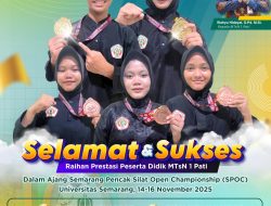 Borong 5 Juara: Siswa MTsN 1 Pati Ukir Prestasi di Semarang Pencak Silat Open Championship 2025