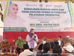 Sosialisasi Mutu Pelayanan Kesehatan, Putih Sari Kumpulkan Nakes dan Masyarakat di Pondok Pesantren Nurussalam , Jayakerta