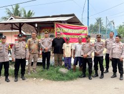 SATBINMAS POLRESTA PATI SAMBANGI POS SATKAMLING DI TITIK RAWAN BENCANA, PERKUAT KEWASPADAAN WARGA