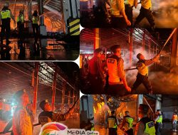 Respons Cepat Pamapta Polresta Pati! Kebakaran Besar PT Dua Kelinci Dideteksi Lewat Call Center 110, Ratusan Personel Dikerahkan
