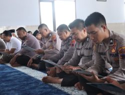 Peduli Korban Bencana Nasional, Polres Jepara Gelar Salat Gaib Dan Doa Bersama