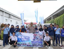 Satlantas Polres Jepara Edukasi Safety Riding ke Karyawan Industri
