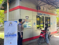 Berikan Pelayanan Wajib Pajak Cepat & Mudah, Satlantas Polresta Pati Hadir Dalam Samsat Drive Thru