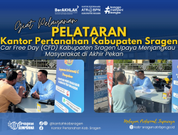 Pelayanan Pertanahan Akhir Pekan (PELATARAN) Hadir di Car Free Day Sragen, Masyarakat Antusias Konsultasi Layanan Pertanahan