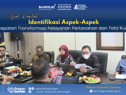 Kantor Pertanahan Kabupaten Sragen Terima Kunjungan Tim Kementerian ATR/BPN Pusat dalam Rangka Percepatan Transformasi Layanan Pertanahan dan Tata Ruang