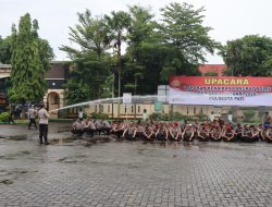 Upacara Korps Raport Polresta Pati, Kapolresta: Pangkat Baru Harus Sejalan dengan Tanggung Jawab Lebih Besar
