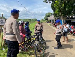 Libur Panjang Nataru, Polisi Air Turun Langsung Awasi Wisata Sungai Silugonggo Bestari