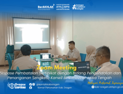 Perkuat Kepastian Hukum, Kantor Pertanahan Kabupaten Sragen Ikuti Ekspose Pembatalan Sertipikat Bersama Kanwil BPN Jawa Tengah