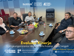 Perkuat Kinerja dan Akuntabilitas, Kantor Pertanahan Kabupaten Sragen Aktif Ikuti Monitoring dan Evaluasi Kanwil BPN Jawa Tengah