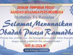 Ketua Umum dan Sekjen AKPERSI Sampaikan Ucapan Selamat Menjalankan Ibadah Puasa Ramadhan 1447 H