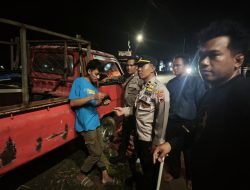 Patroli Jelang Sahur, Polsek Tayu Amankan Mobil Pengangkut Sound System Berkapasitas Besar