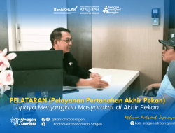 Semangat Ramadan Tak Menyurutkan Pelayanan, Kantor Pertanahan Kabupaten Sragen Tetap Hadir Melalui PELATARAN