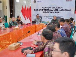 Apresiasi Capaian Jajaran di Bali, Wamen Ossy Tekankan Pentingnya Peningkatan Kualitas Pelayanan dan Data Pertanahan