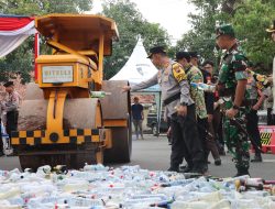 5.475 Botol Miras Ilegal Disita, Polresta Pati Tegaskan Perang terhadap Peredaran Minuman Keras