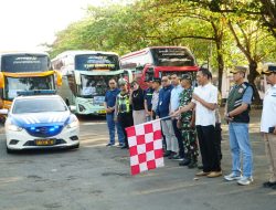 Pemkab Pati Berangkatkan 16 Bus Mudik Gratis