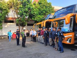 Pengawalan Mudik Gratis di Pati Berjalan Aman, Polisi Pastikan Bus dan Pengemudi Laik Jalan