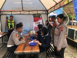 Cek Kesehatan dan Latihan Konsentrasi, Cara Polresta Pati Jaga Performa Personel di Pospam Juwana Saat Lebaran