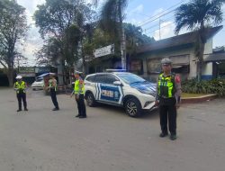 Satlantas Polresta Pati Lakukan Rekayasa Lalu Lintas, Arus Kota Padat Namun Tetap Lancar Saat Ops Ketupat Candi 2026