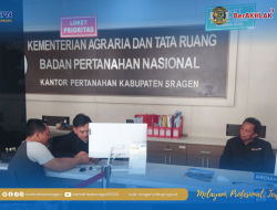 Komitmen Tanpa Batas, Kantor Pertanahan Kabupaten Sragen Tetap Hadirkan Pelayanan di Tengah Libur Nasional