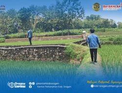 Kantor Pertanahan Kabupaten Sragen Laksanakan Pengukuran Lapang di Desa Jatibatur untuk Menjamin Kepastian Data Pertanahan