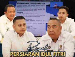 Lapas Pasir Pengaraian Ikuti Rapat Persiapan Pengamanan Idufitri Bersama Kakanwil Ditjenpas Riau