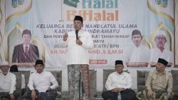 Hadiri Halalbihalal dan Penyerahan Sertipikat Tanah Wakaf PCNU Indramayu, Menteri Nusron Minta NU Berikan Kebermanfaatan bagi Masyarakat